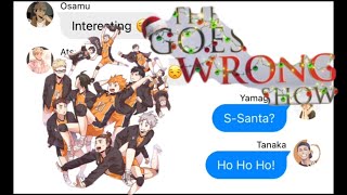 Karasuno Puts On a Christmas Play Pt. 1/2 | Haikyuu Text Skit | Spirit of Christmas Goes Wrong Show