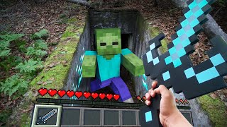 Minecraft in Real Life POV ~ Realistic ZOMBIE APOCALYPSE Texture Pack