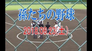 少年野球【孫たちの野球】本格派女子投手 2018 06 23