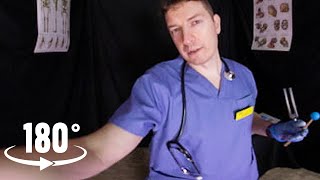 ASMR VR180 | Something In Your Ear 👂Ear Wax Removal, Otoscope, Tuning Fork