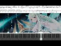 xhronoxapsulΞ（silentroom）ピアノアレンジ【sdvx】