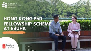 EdUHK- Hong Kong PhD Fellowship Scheme (HKPFS)