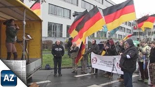 Kundgebung und Gegendemo vor dem SWR in  Mainz