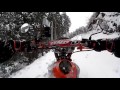 トリッカーと三重の林道「forest of snow」雪の林道② yamaha tricker and mie prefecture of forest road.