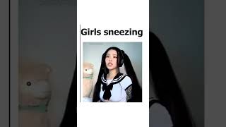 girls vs boys sneezing