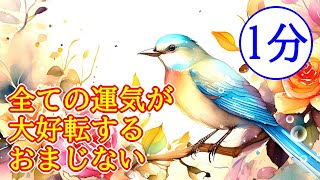 【1分】全ての運気が大好転する超開運波動417Hzのおまじないヒーリング