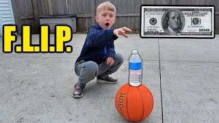 Game of Bottle FLIP for $100 | Colin Amazing