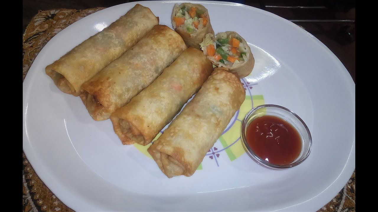 Cheese Spring Rolls | Veg Spring Rolls | How To Make Spring Rolls ...