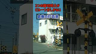 二つの踏切同士が異様に近い場所