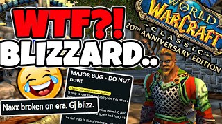 BLIZZARD F**KED UP AGAIN - Another Major Bug Discovered in Fresh Classic WoW...