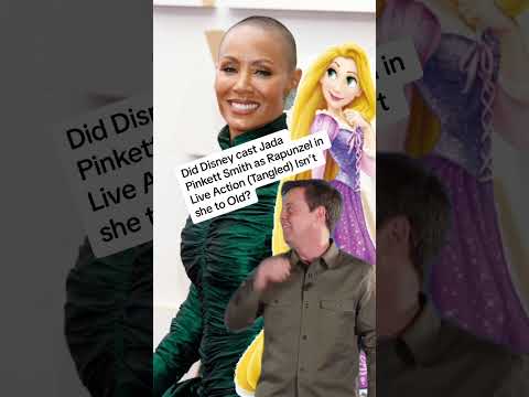 Is Jada Pinkett Smith Cast As Rapunzel In Live-Action Tangled?😱 #disney ...