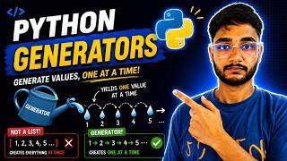Python generator explained | Lecture 16