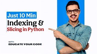 (Part-12) Python Indexing & Slicing Explained | Python Tutorial #coding #indexing #slicing #python