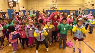 Kids Are Surprised With New Winter Coats as Early Holiday Presents