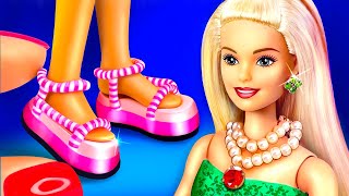 12 Easy Barbie DIYs Jewelry, Shoes, Dollhouse Furniture and more