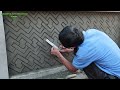 Professional Fence Wall Construction Design Using Sand And Cement - Beautiful Fence Wall Decoration
