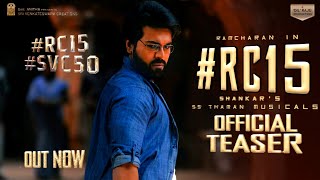 #RC15 - Ramcharan Intro First Look Teaser|RC15 Official Teaser|Ramcharan|Shankar|KiaraAdvani|ThamanS