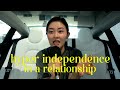 too independent for a relationship??