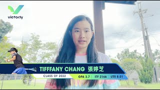 Ting-Chih(Tiffany) Chang 張婷芝｜Class of 2026 High School Tennis Recruit｜UTR 8.01｜ITF 2166