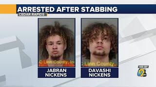 Two teens arrested for beating and stabbing Cedar Rapids man