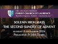 The Second Sunday of Advent - Solemn High Mass (Sunday 8 December, 10.30am)