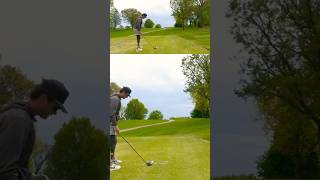 AMPUTEE golfer Parker with a nice drive #golf #shorts