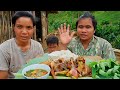 chicken hanging in the kitchen || Delicious and authentic local flavors || mukbang family