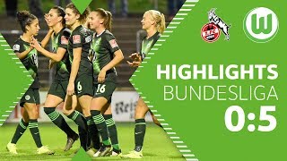 1. FC Köln - VfL Wolfsburg 0:5 | Highlights | Frauen Bundesliga