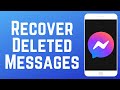 How to Find and Recover Deleted Facebook Messages