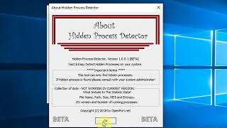 Hidden Process Detector Tool