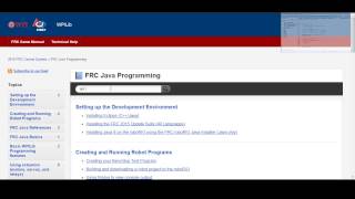 Coding an FRC Robot in Java
