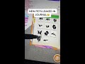 new adopt me pet leaks *christmas update* shorts roblox adoptme bloxburg christmas