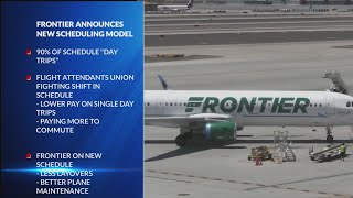 Frontier flight attendants fight against schedule changes