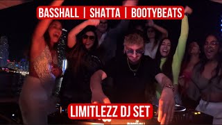 LIMITLEZZ Yacht DJ Set in DUBAI 2024 | BASSHALL | SHATTA | BOOTYBEATS