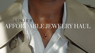 AFFORDABLE SUSTAINABLE JEWELRY HAUL | Elevate your look with Linjer