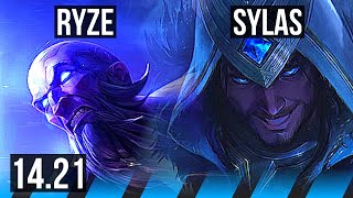 RYZE vs SYLAS (MID) | KR Challenger | 14.21