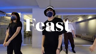 220915 基礎律動 Dillon \u0026 Diamond D - 'Feast'  choreography by 庭楷kai/Jimmy dance studio