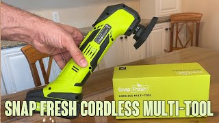 Cordless Oscillating Tool, 20V Battery-Powered Oscillating Multi Tool