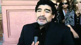 Palabras de Diego Armando Maradona. El adiós a Néstor Kirchner