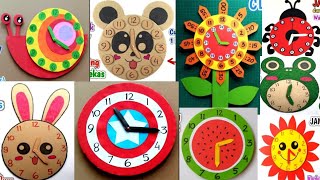 Wall Clock Making Craft Ideas - Ide Membuat Jam dinding dari Kardus Bekas - Wall clock craft DIY