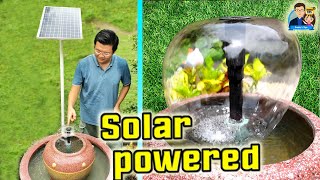 สอนทำน้ำพุโซล่าเซลล์ แบบจับมือทำ! EASY SOLAR POWERED FOUNTAIN! Daddy's Tips