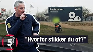 Knallertkører forsøger at stikke af! | Politijagt | Kanal 5 Danmark