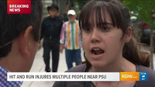 Raw: Witnesses describe PSU hit-and-run