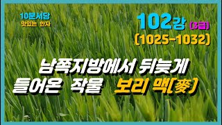 #한자 #한자급수 #10분서당 (제102강) 1025-1032번