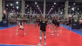 Vision 17 Gold 2018 SoCalQ Serve Receive Highlights - Kaitlyn Wong 2019 Libero (#11)