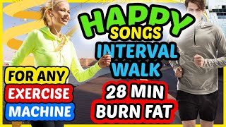28 Min Interval Walking Treadmill Workout For Weight Loss