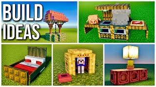 20 Build Ideas in Minecraft Bedrock & Java!