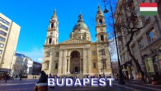 Budapest - Virtual Walking Tour in 4K - February 2023 - Hungary