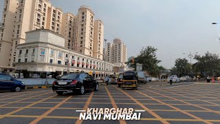 Kharghar - 4K | Winter Afternoon Drive | Navi Mumbai