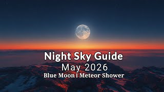 Don’t Miss These May 2026 Sky Events! Blue Moon, Meteors & Planet Alignments